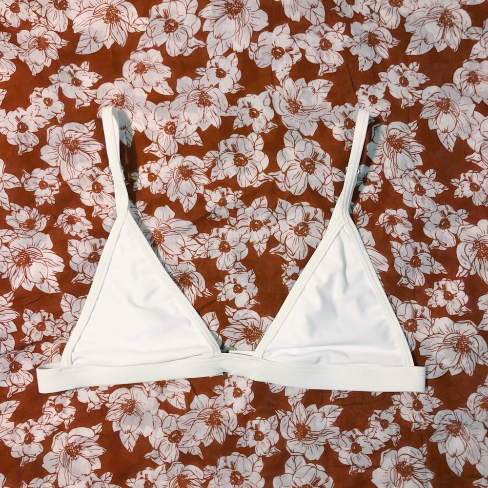 💛PENDING💛 WHITE KIRA SWIM TOP